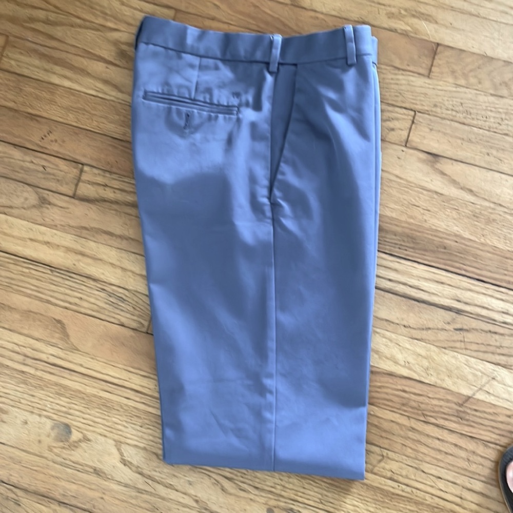 Blue Hagar khaki pants w/ adjustable elastic waist. In perfect condition